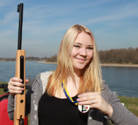 Biathlon Sieger mit Segway i2